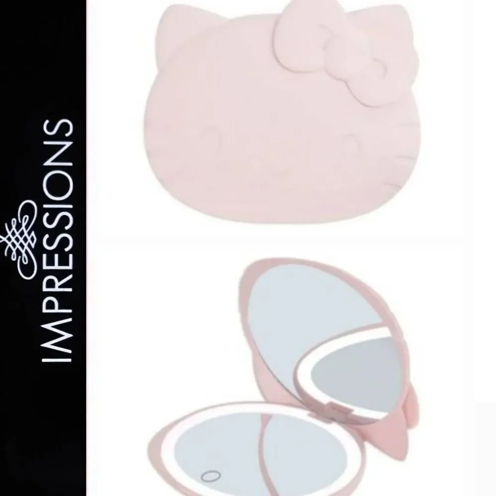 Impressions X Hello Kitty Kawaii Battery Compact Mirror w/Special Finish